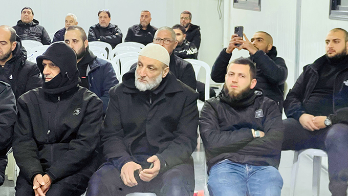 الشيخ علي الدنف ضيف اللقاء الثالث ضمن اسبوع الدعوة إستقبالاً لشهر رمضان في جلجولية 